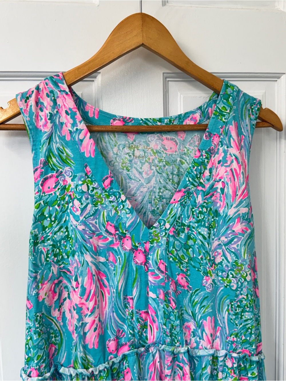 Lilly Pulitzer Lorina Swing Dress Large - Picture 3 of 8